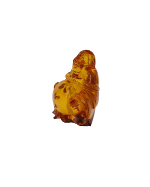 Rzeźba z bursztynu Budda