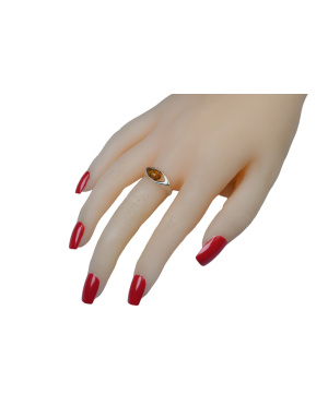 Srebrny pierścionek z...