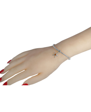 Charms srebrno z bursztynem...