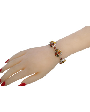 Srebrna bransoleta z...