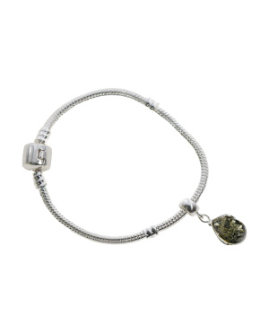 Charms srebrno bursztynowy...