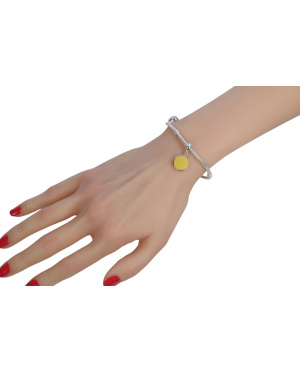 Charms srebrno bursztynowy...