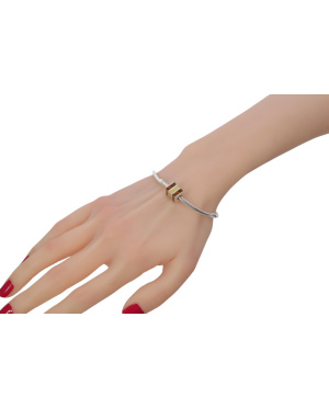 Charms srebrno bursztynowy-...