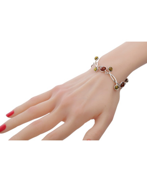 Bransoletka srebro z...