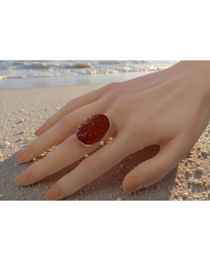 Pierścionek srebro z...