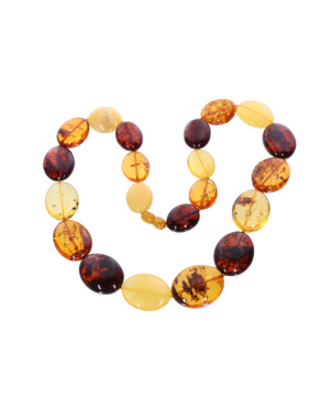 Korale naszyjnik bursztynowe