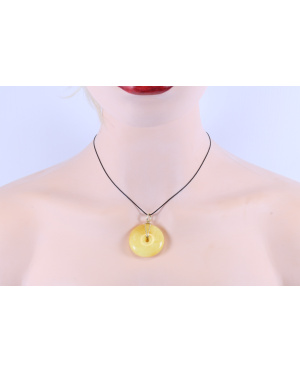 Wisiorek donat bursztynowy...