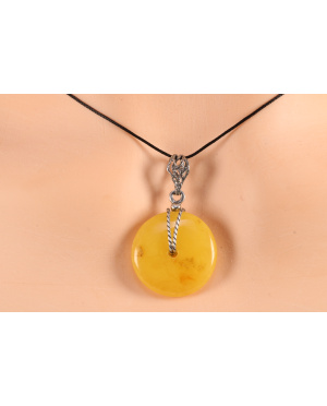 Wisiorek donat bursztynowy...