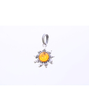 Wisiorek srebrne słoneczko