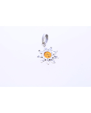 Wisiorek srebrne słoneczko