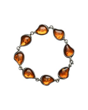 Srebrna bransoleta z...