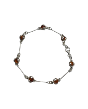 Srebrna bransoleta z...