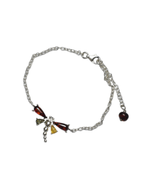 Srebrna bransoleta z...